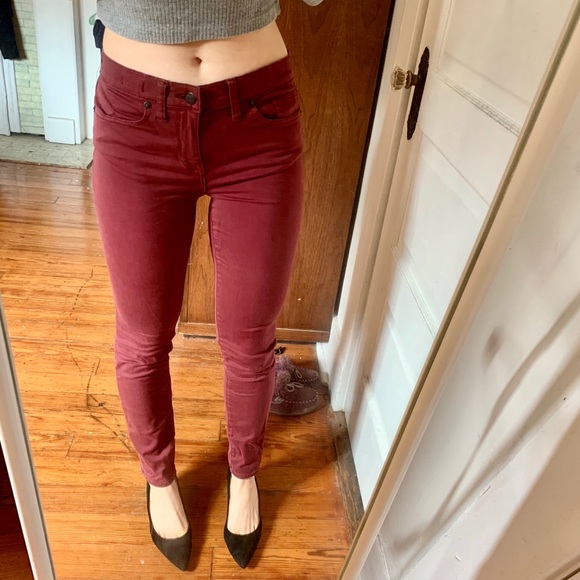 Madewell Pants - Madewell Burgundy Pants/Jeans